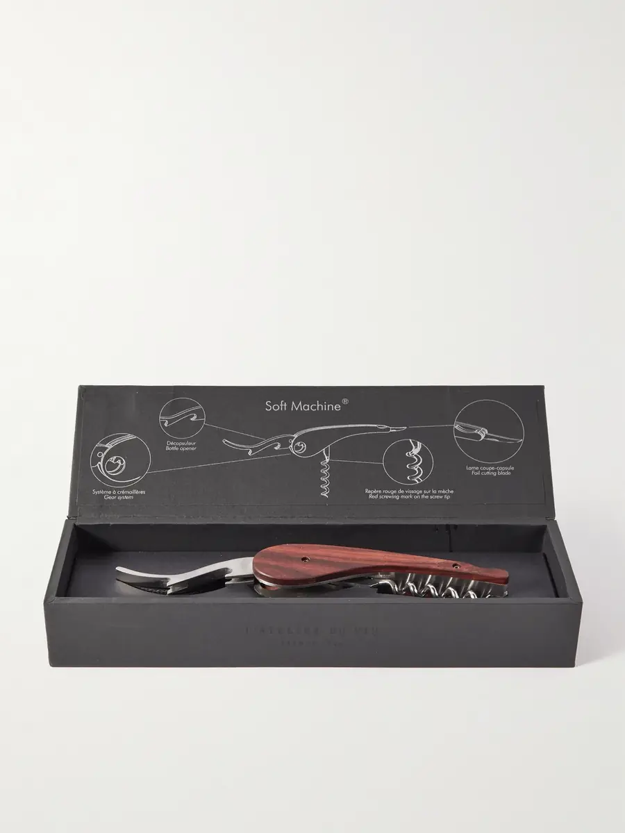 L'Atelier Du Vin Soft Machine Rosewood and Stainless Steel Corkscrew - Men | Thumbnail 2 L'Atelier Du Vin Soft Machine Rosewood and Stainless Steel Corkscrew - Men | Thumbnail 2