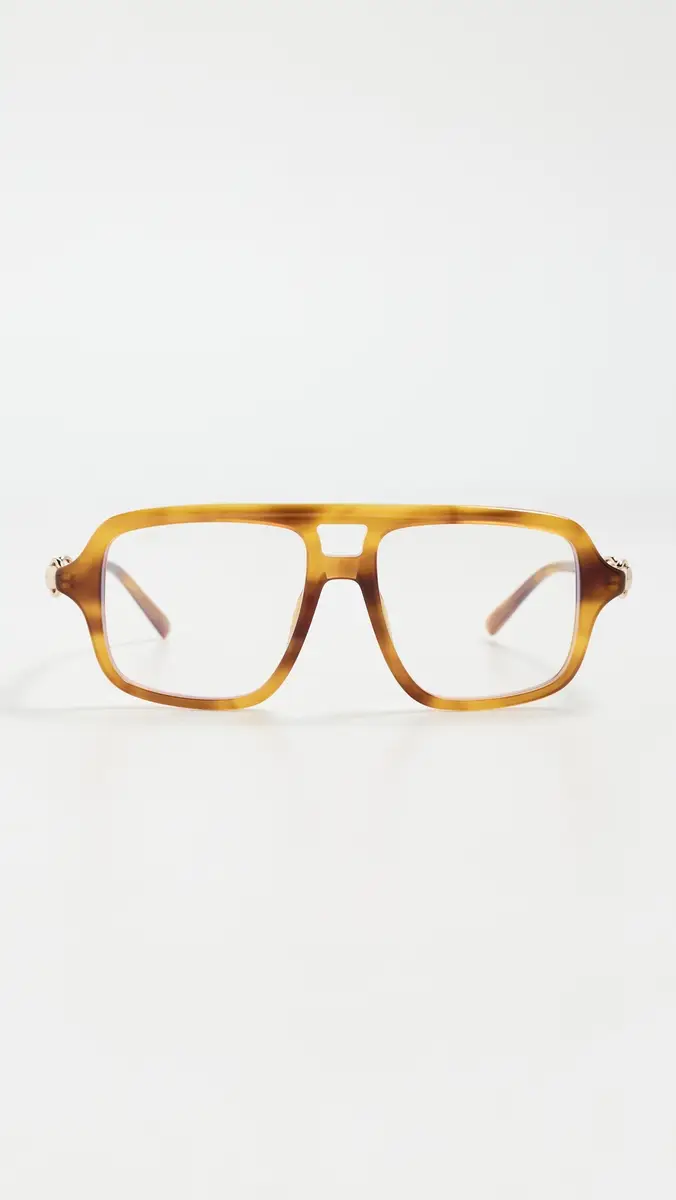 Gucci Horsebit Glasses Havana/Transparent One Size | Thumbnail 2 Gucci Horsebit Glasses Havana/Transparent One Size | Thumbnail 2