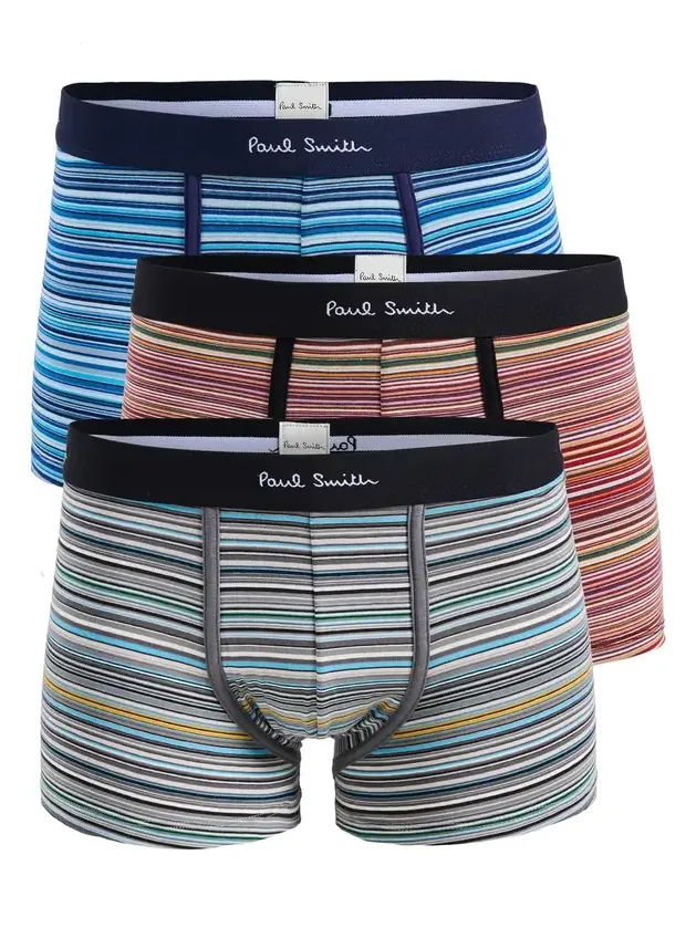 3 Pack Multi Stripe Trunks