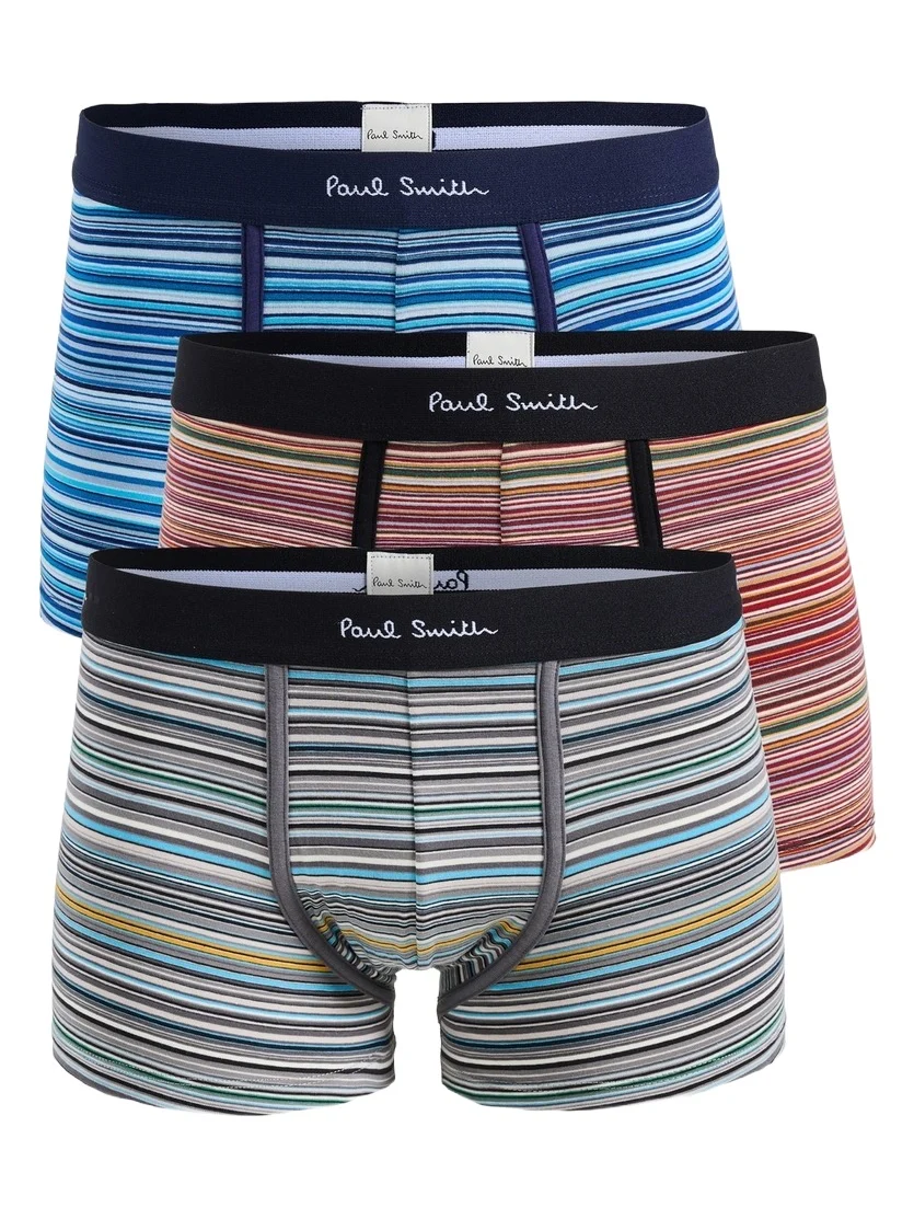 Paul Smith 3 Pack Multi Stripe Trunks
