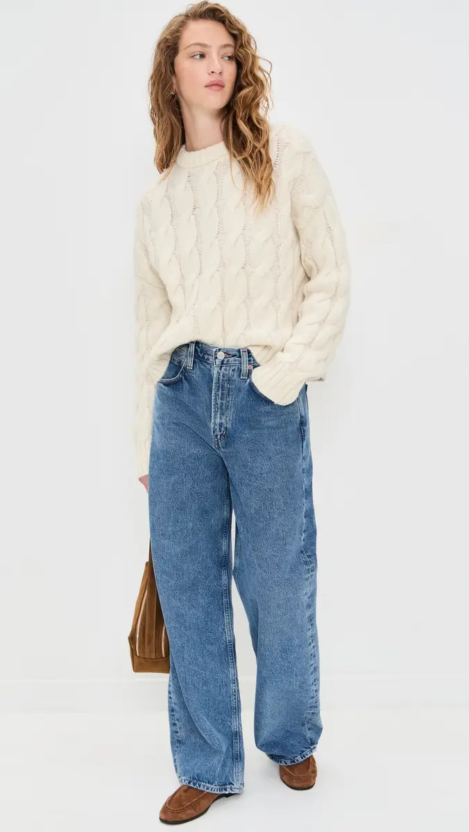 Jenni Kayne Cable Serena Crew Neck Pullover | Thumbnail 5 Jenni Kayne Cable Serena Crew Neck Pullover | Thumbnail 5