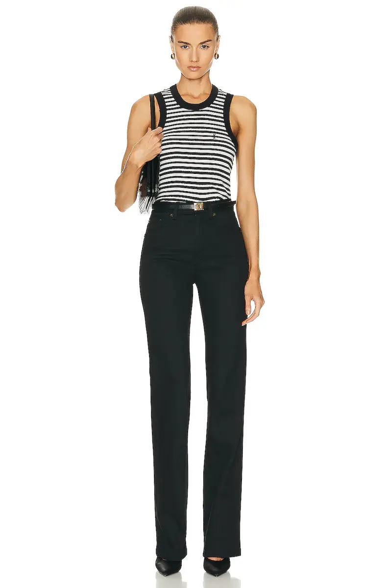 Saint Laurent Jersey Tank Top | Thumbnail 4 Saint Laurent Jersey Tank Top | Thumbnail 4
