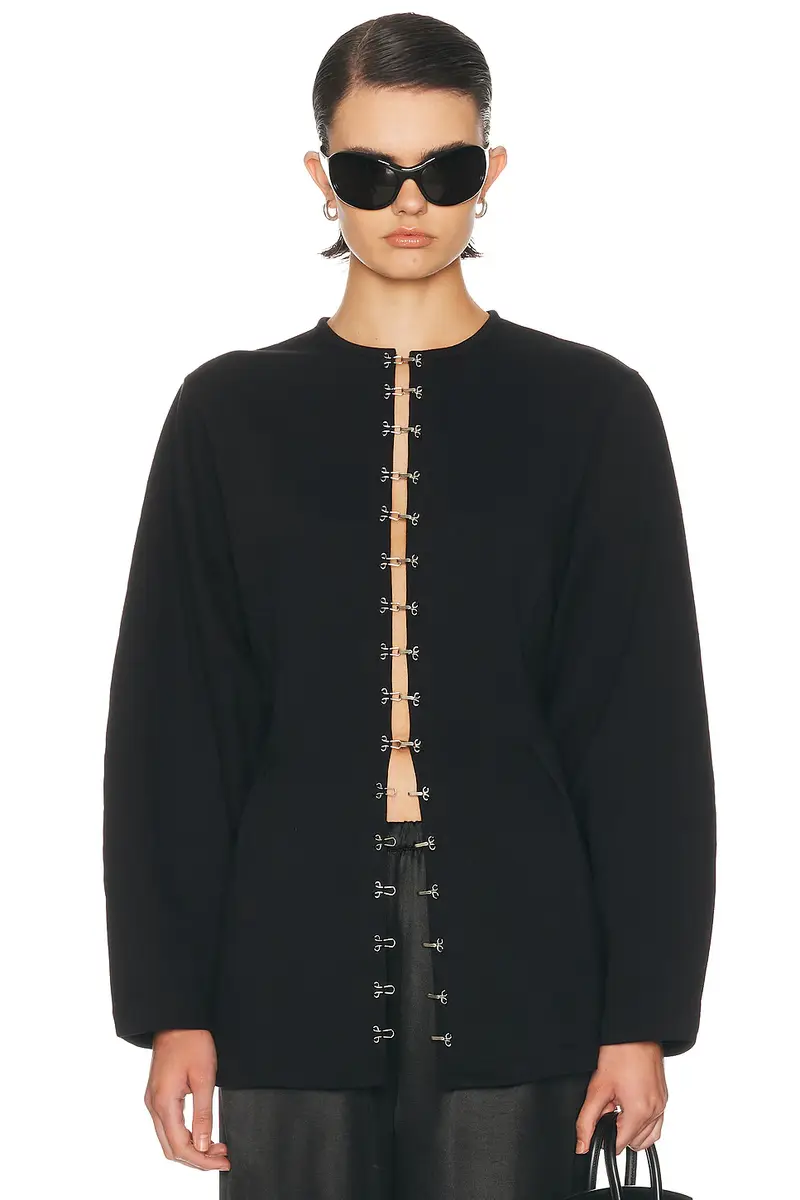 CHAN LUU Pinch Waist Cardigan