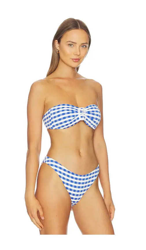 Milly Margot Jacquard Cottage Bandeau Top | Thumbnail 2 Milly Margot Jacquard Cottage Bandeau Top | Thumbnail 2