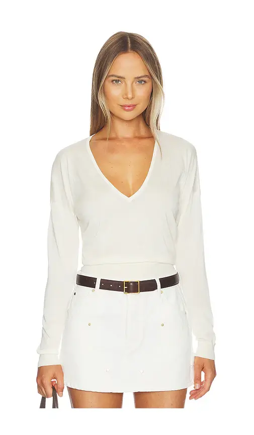 RENGGLI Silk Cashmere V Neck Sweater | Image 1 RENGGLI Silk Cashmere V Neck Sweater | Image 1