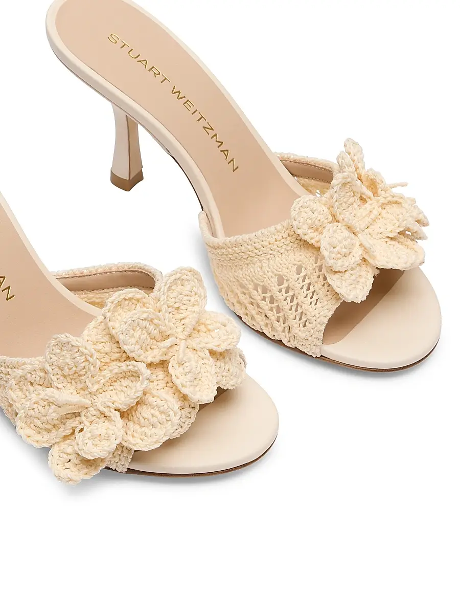 Stuart Weitzman Women's Lotus 85MM Slide Sandals | Thumbnail 3 Stuart Weitzman Women's Lotus 85MM Slide Sandals | Thumbnail 3