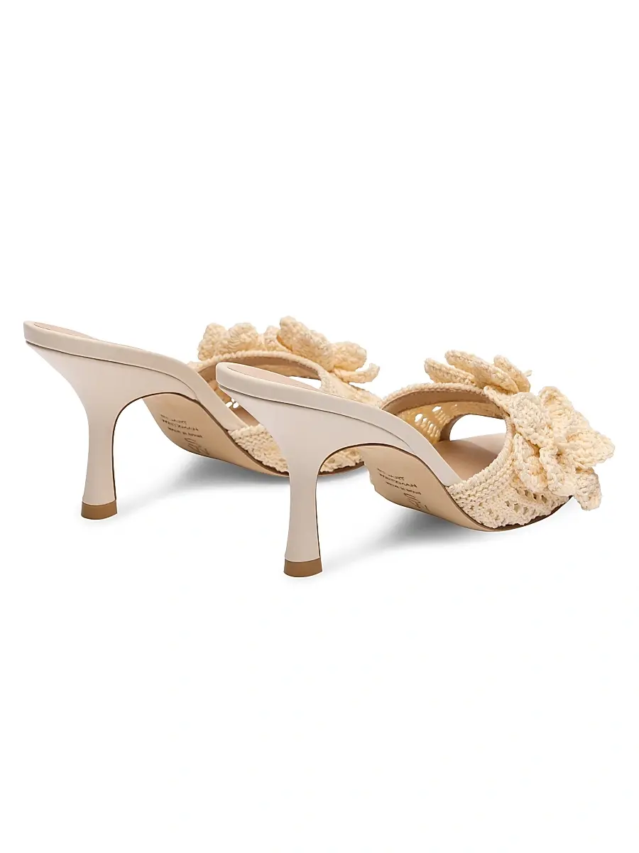 Stuart Weitzman Women's Lotus 85MM Slide Sandals | Thumbnail 4 Stuart Weitzman Women's Lotus 85MM Slide Sandals | Thumbnail 4