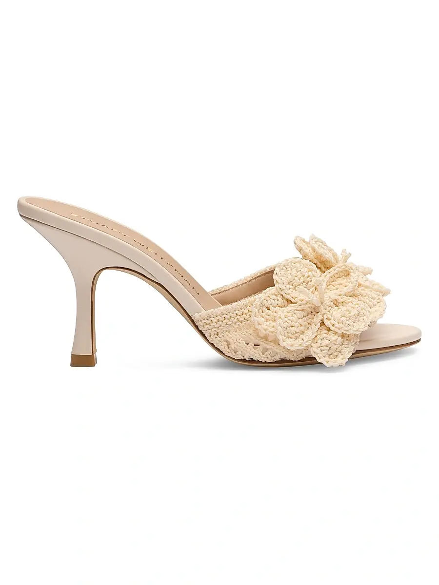Stuart Weitzman Women's Lotus 85MM Slide Sandals