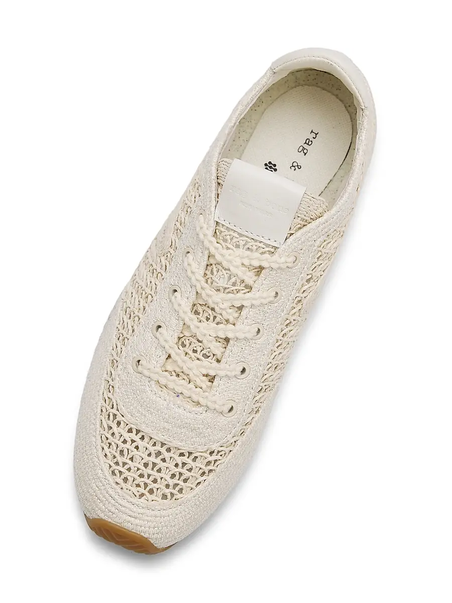 rag & bone Women's Retro Runner Ultra Slim Sneakers | Thumbnail 4 rag & bone Women's Retro Runner Ultra Slim Sneakers | Thumbnail 4