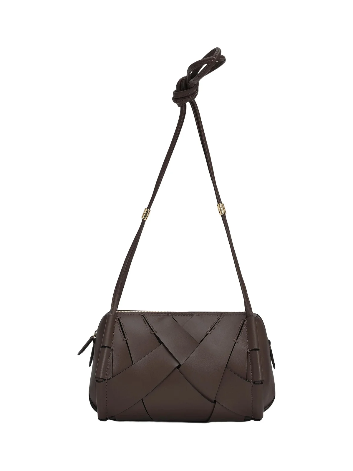 Women's Charlotte Woven Leather Camera Bag
