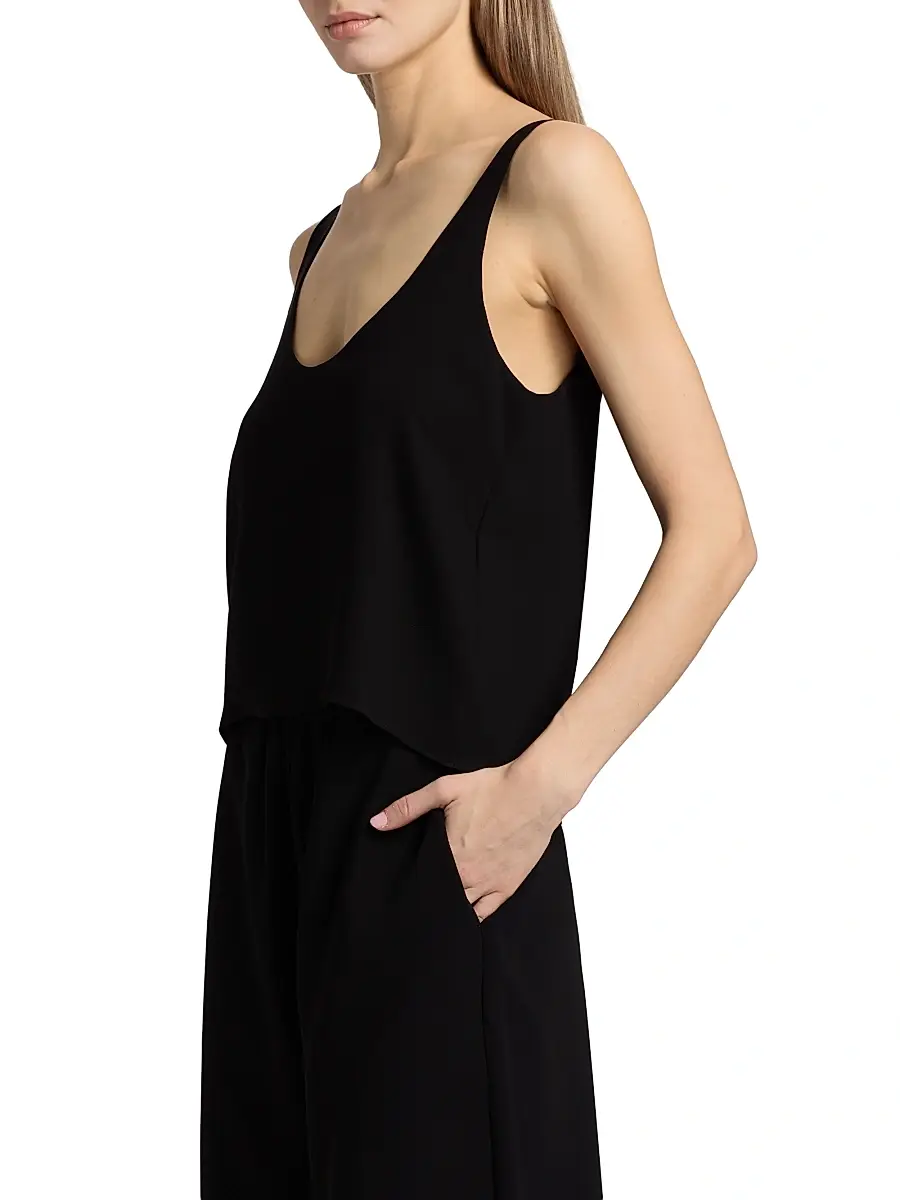 LESET Women's Ari Crop Scoop Tank | Thumbnail 4 LESET Women's Ari Crop Scoop Tank | Thumbnail 4