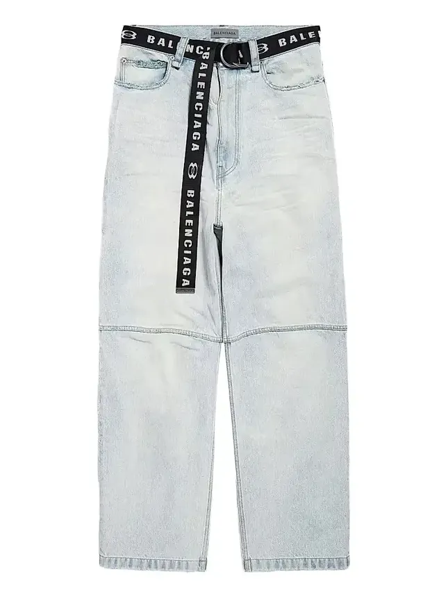 Men's Belted Jeans Men's Belted Jeans