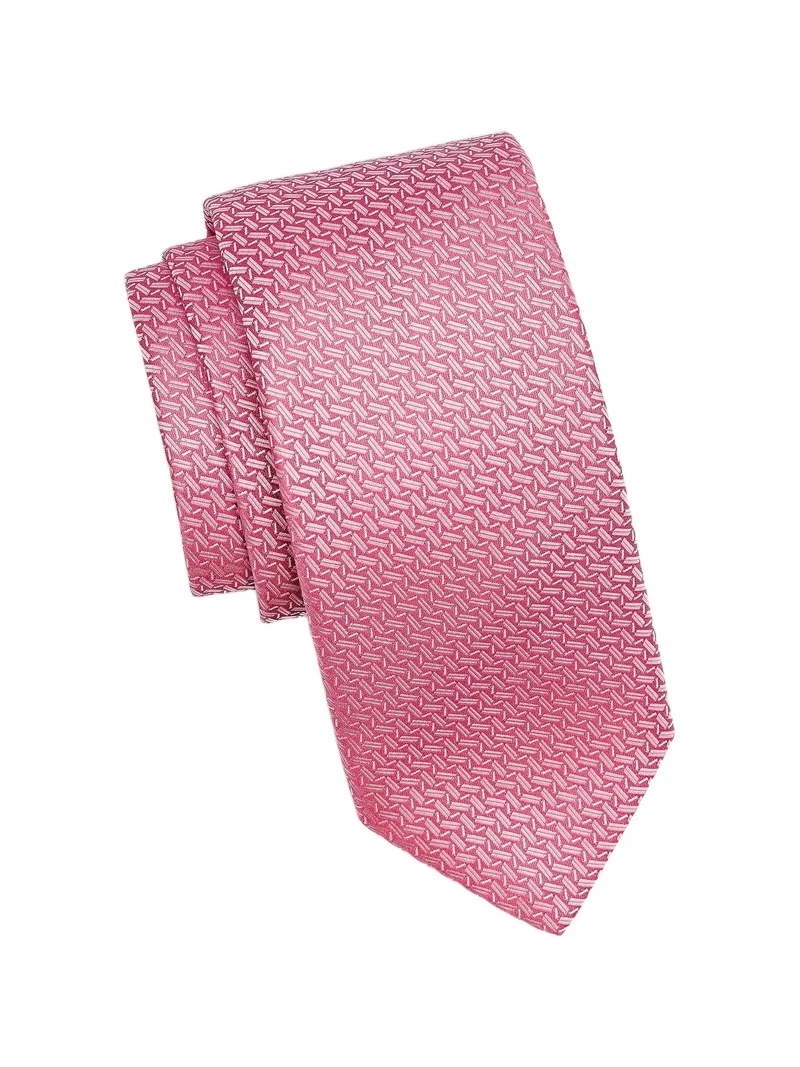 Men's Zigzag Woven Silk Tie Men's Zigzag Woven Silk Tie