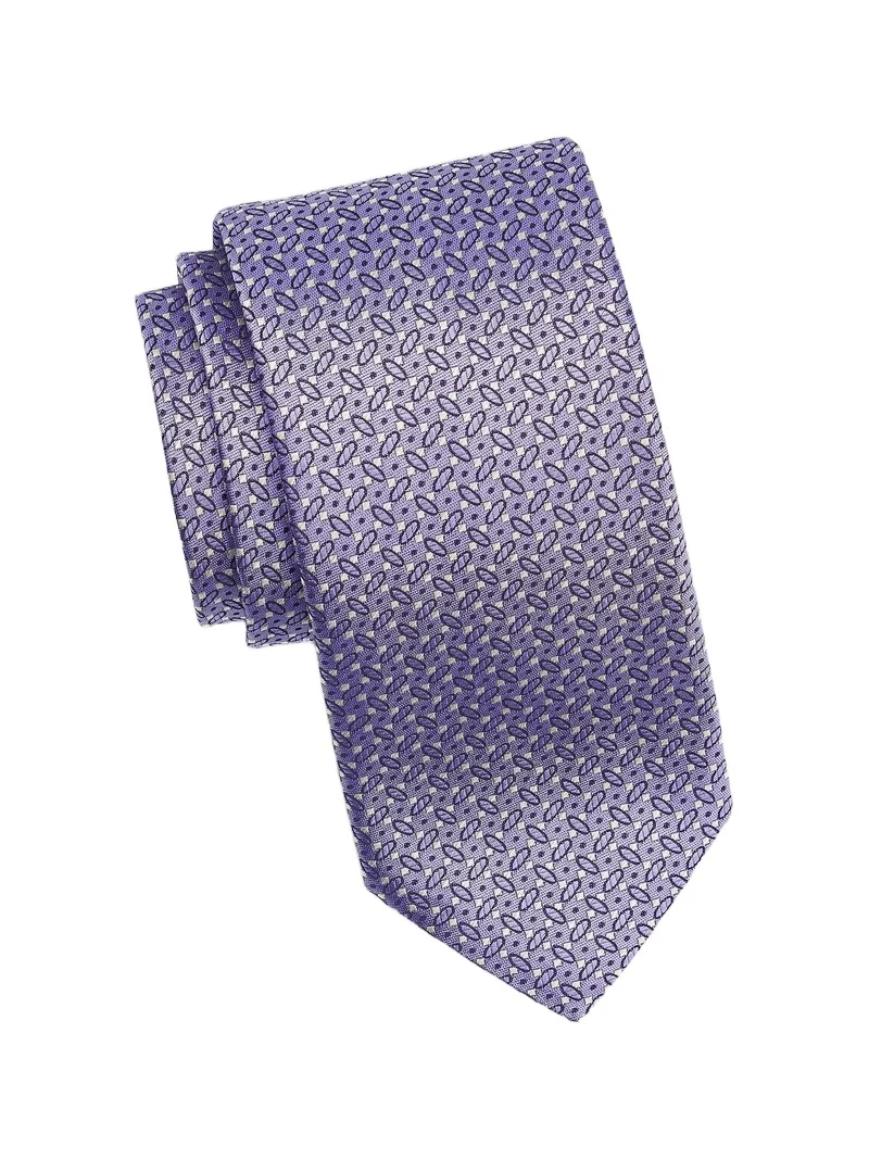 Canali Men's Geometric Silk Tie