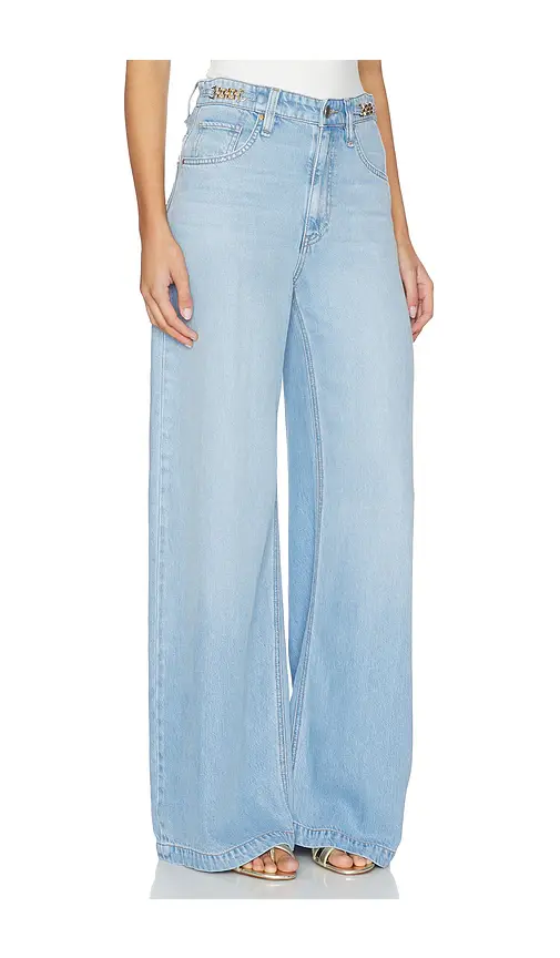 Hudson Jeans James High Rise Wide Leg With Accent Hardware Jeans | Thumbnail 2 Hudson Jeans James High Rise Wide Leg With Accent Hardware Jeans | Thumbnail 2