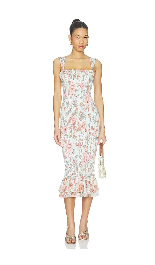 Smocked Midi Dress Smocked Midi Dress
