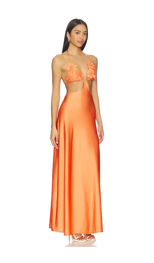 BOAMAR Ochre Long Dress | Thumbnail 2