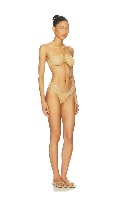 Oséree Lumiere Stones Bandeau Bikini Set | Thumbnail 2 Oséree Lumiere Stones Bandeau Bikini Set | Thumbnail 2