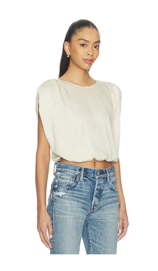 Moussy Vintage Satin Shell Cap Top | Thumbnail 2