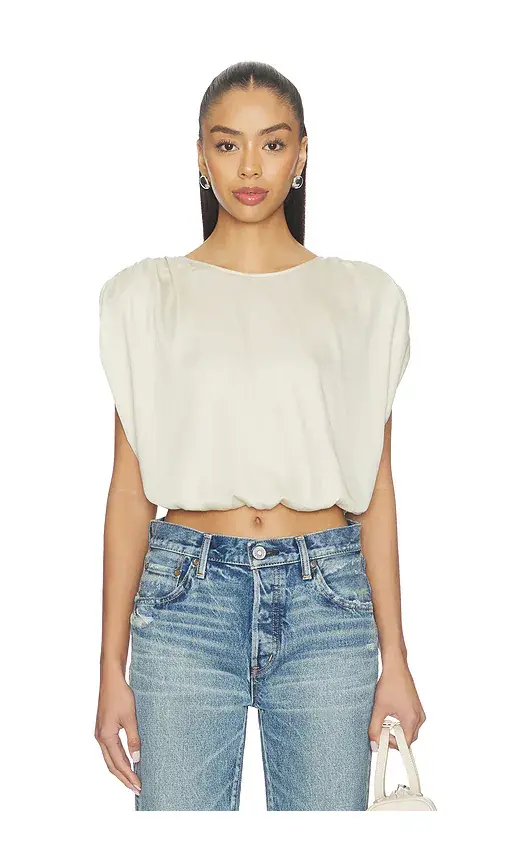 Moussy Vintage Satin Shell Cap Top | Image 1 Moussy Vintage Satin Shell Cap Top | Image 1