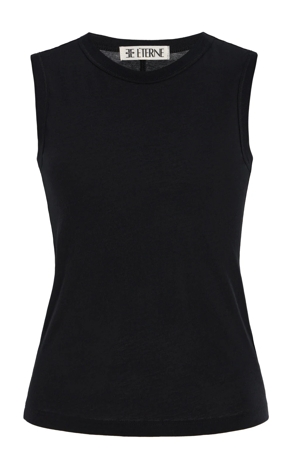 ÉTERNE Fitted Cotton-Modal Muscle Tank Top