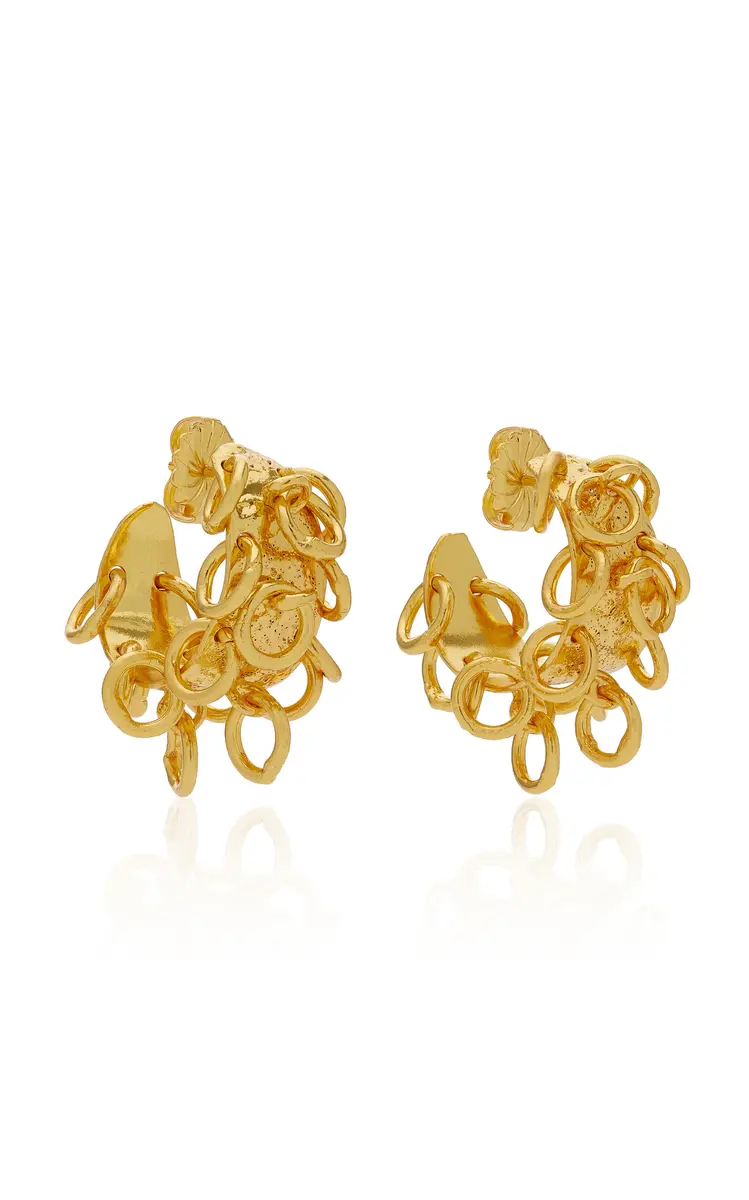 Sylvia Toledano Piercing Gold Earrings | Thumbnail 3 Sylvia Toledano Piercing Gold Earrings | Thumbnail 3