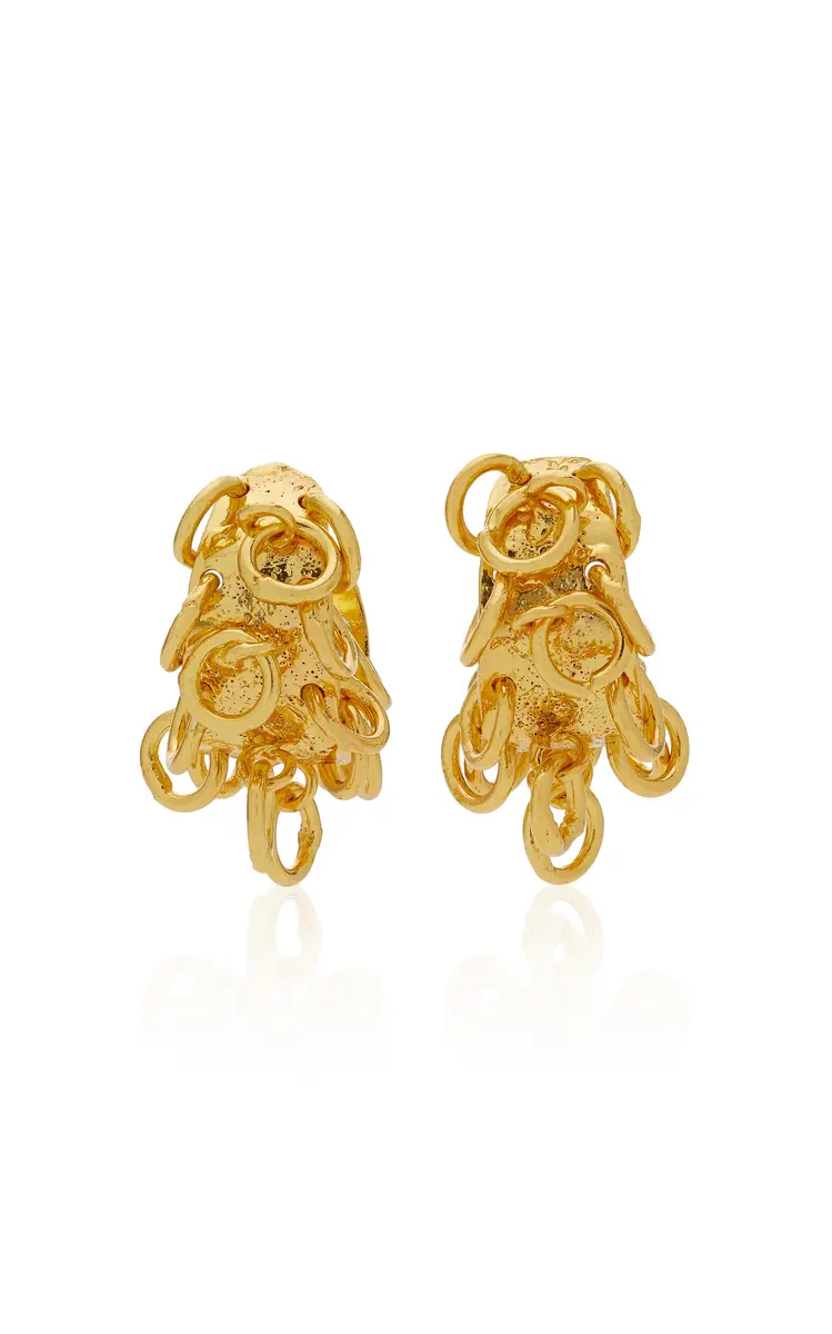 Sylvia Toledano Piercing Gold Earrings | Thumbnail 4 Sylvia Toledano Piercing Gold Earrings | Thumbnail 4