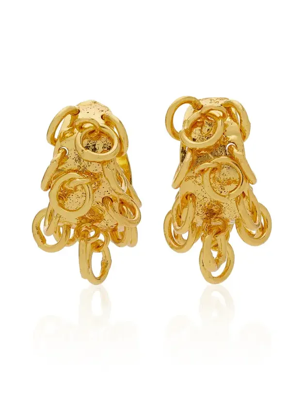 Sylvia Toledano Piercing Gold Earrings