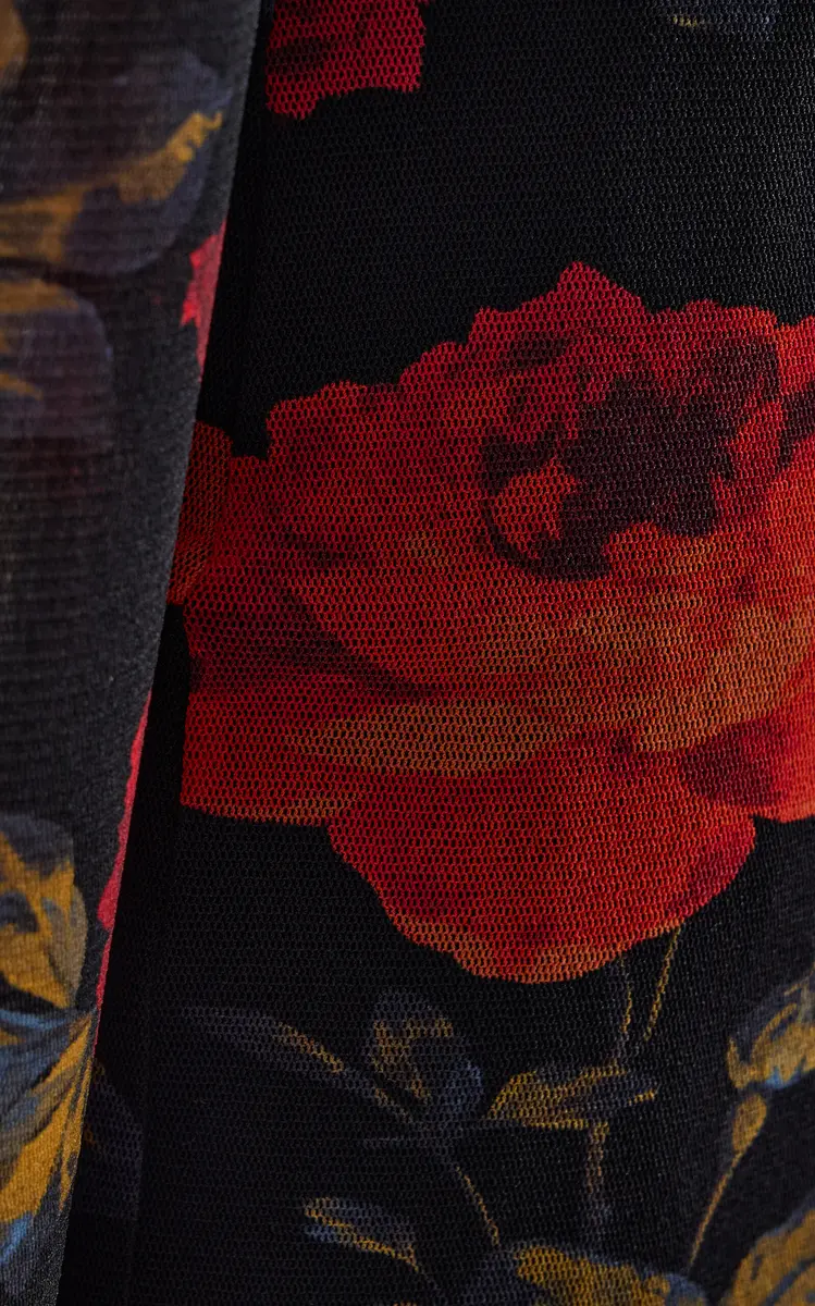 Carolina Herrera Floral Mesh Maxi Dress | Thumbnail 5 Carolina Herrera Floral Mesh Maxi Dress | Thumbnail 5