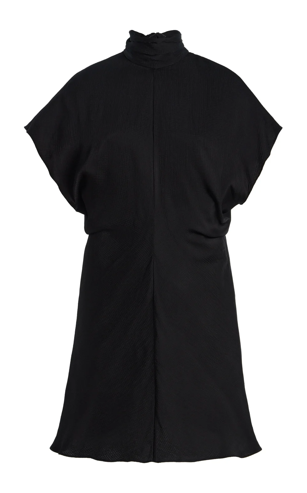 Ardea Tie-Neck Satin Mini Dress Ardea Tie-Neck Satin Mini Dress