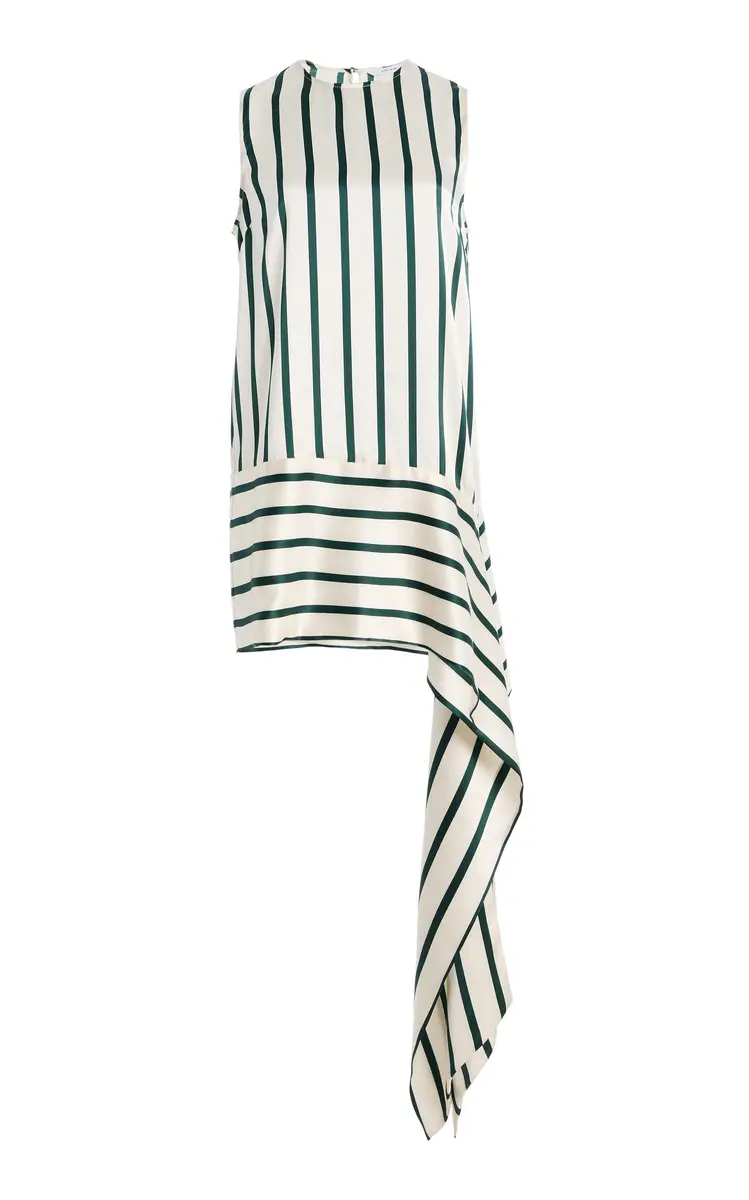 Bondi Born Cannes Sash-Hem Striped Silk Mini Dress | Thumbnail 12 Bondi Born Cannes Sash-Hem Striped Silk Mini Dress | Thumbnail 12
