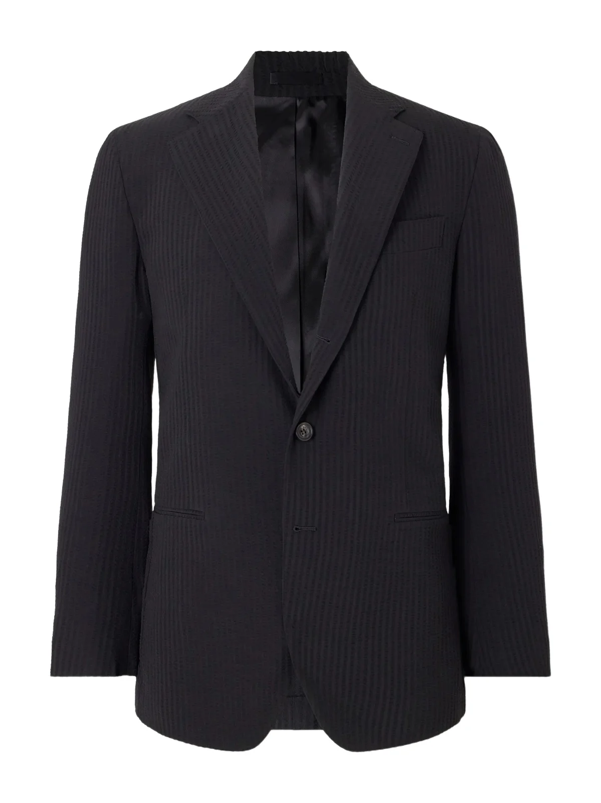 Seersucker Virgin Wool Suit Jacket - Men