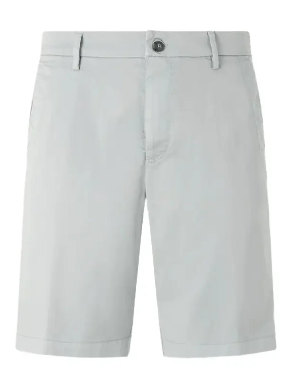 Straight-Leg Stretch Cotton-Blend Gabardine Shorts - Men Straight-Leg Stretch Cotton-Blend Gabardine Shorts - Men