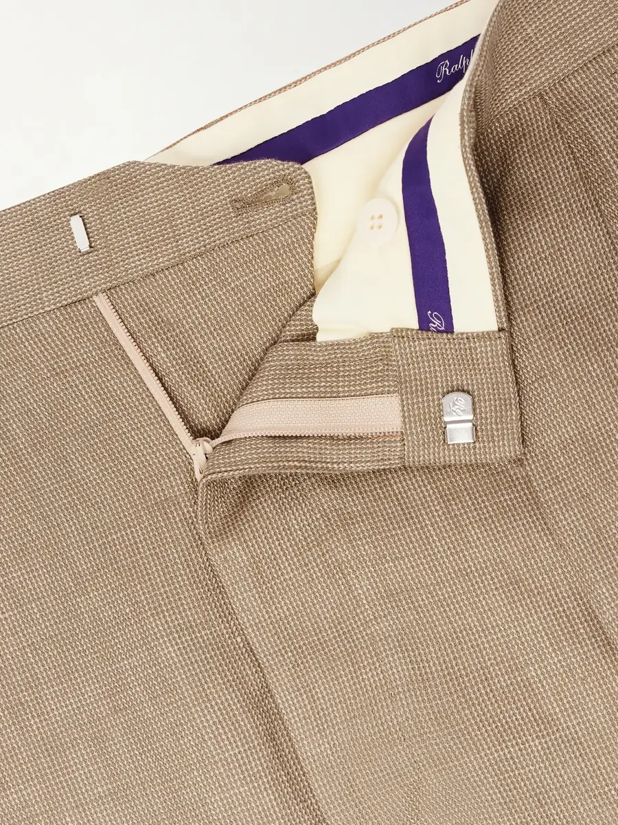 Ralph Lauren Purple Label Straight-Leg Pleated Linen, Cotton and Silk-Blend Suit Trousers - Men | Thumbnail 6 Ralph Lauren Purple Label Straight-Leg Pleated Linen, Cotton and Silk-Blend Suit Trousers - Men | Thumbnail 6