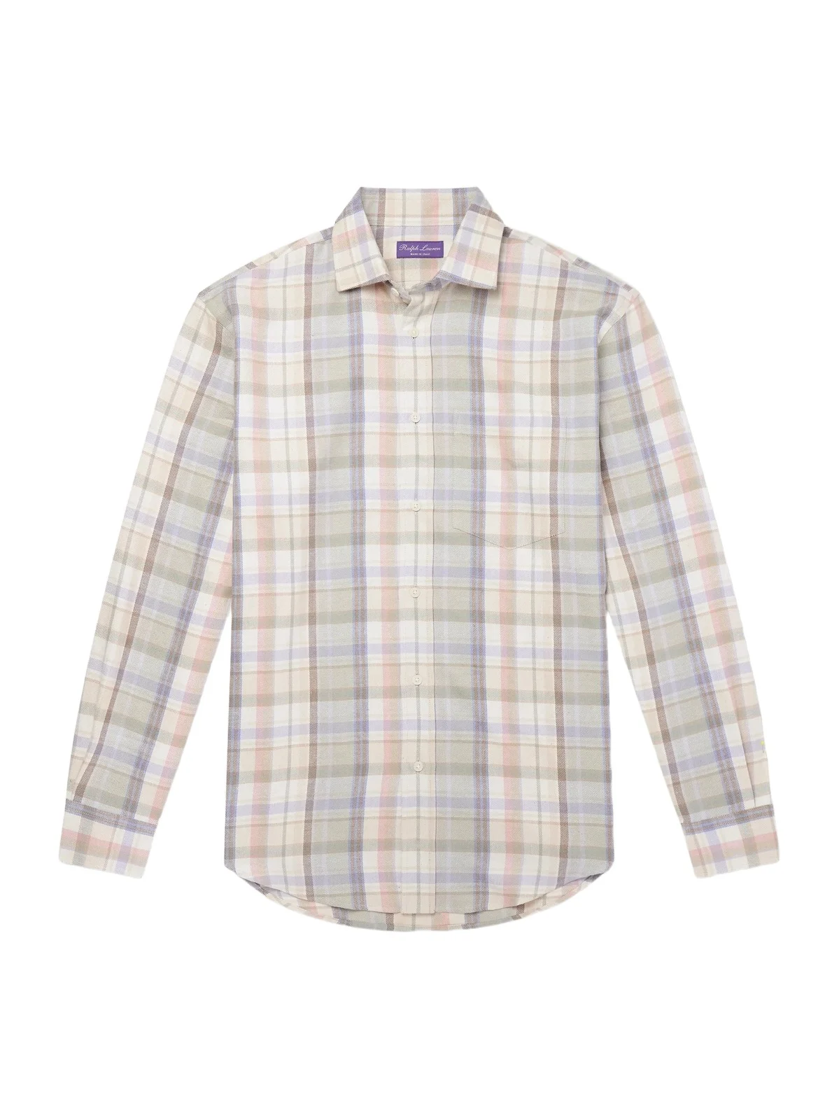 Checked Hemp and Cotton-Blend Twill Shirt - Men Checked Hemp and Cotton-Blend Twill Shirt - Men