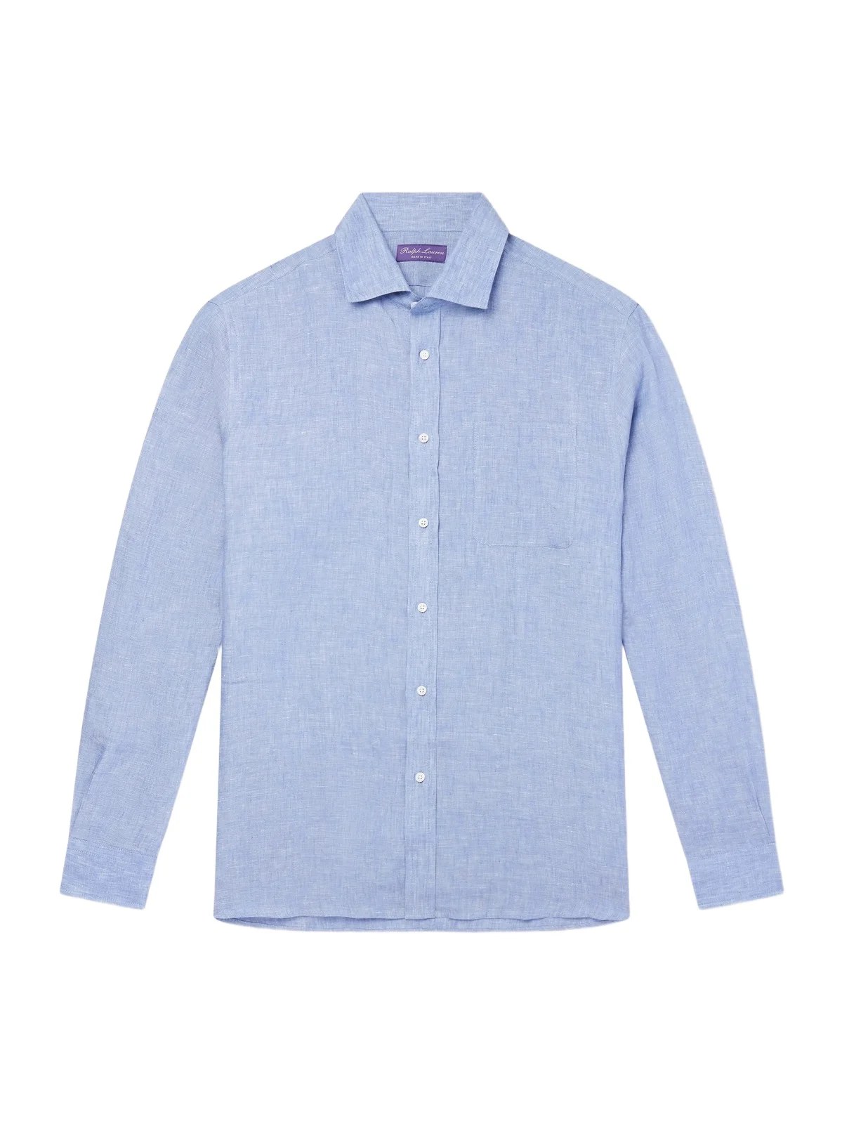 Camp-Collar Linen-Chambray Shirt - Men