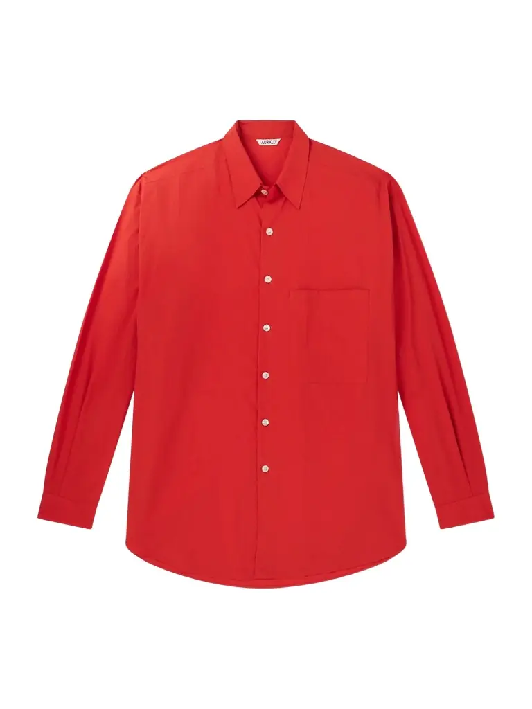 Auralee Cotton-Poplin Shirt - Men | Image 1 Auralee Cotton-Poplin Shirt - Men | Image 1