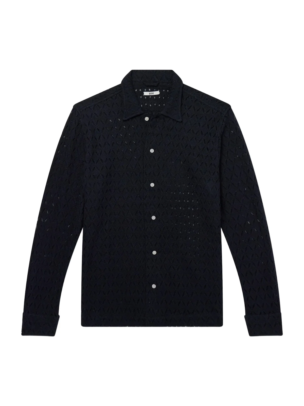 BODE Cotton-Blend Lace Shirt - Men