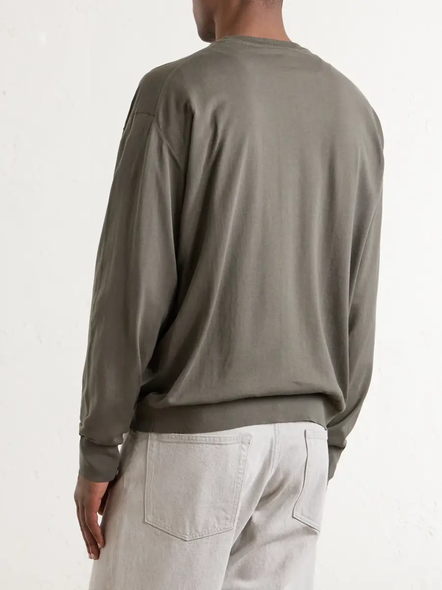 Auralee Luster Knitted T-Shirt - Men | Thumbnail 4 Auralee Luster Knitted T-Shirt - Men | Thumbnail 4