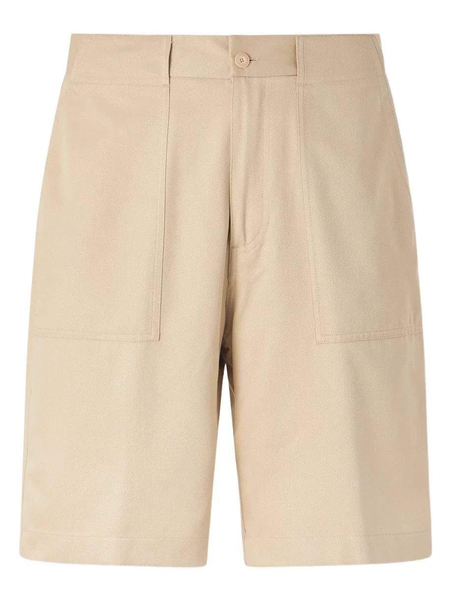 Straight-Leg Silk-Twill Shorts - Men Straight-Leg Silk-Twill Shorts - Men