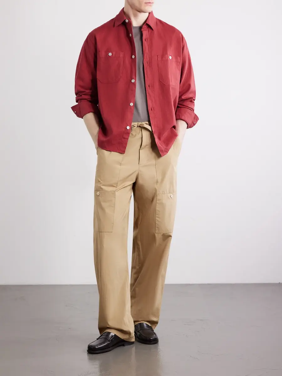 3sixteen Cotton and Linen-Blend Overshirt - Men | Thumbnail 2
