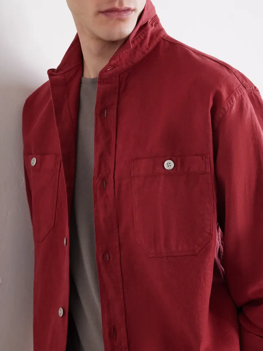 3sixteen Cotton and Linen-Blend Overshirt - Men | Thumbnail 5