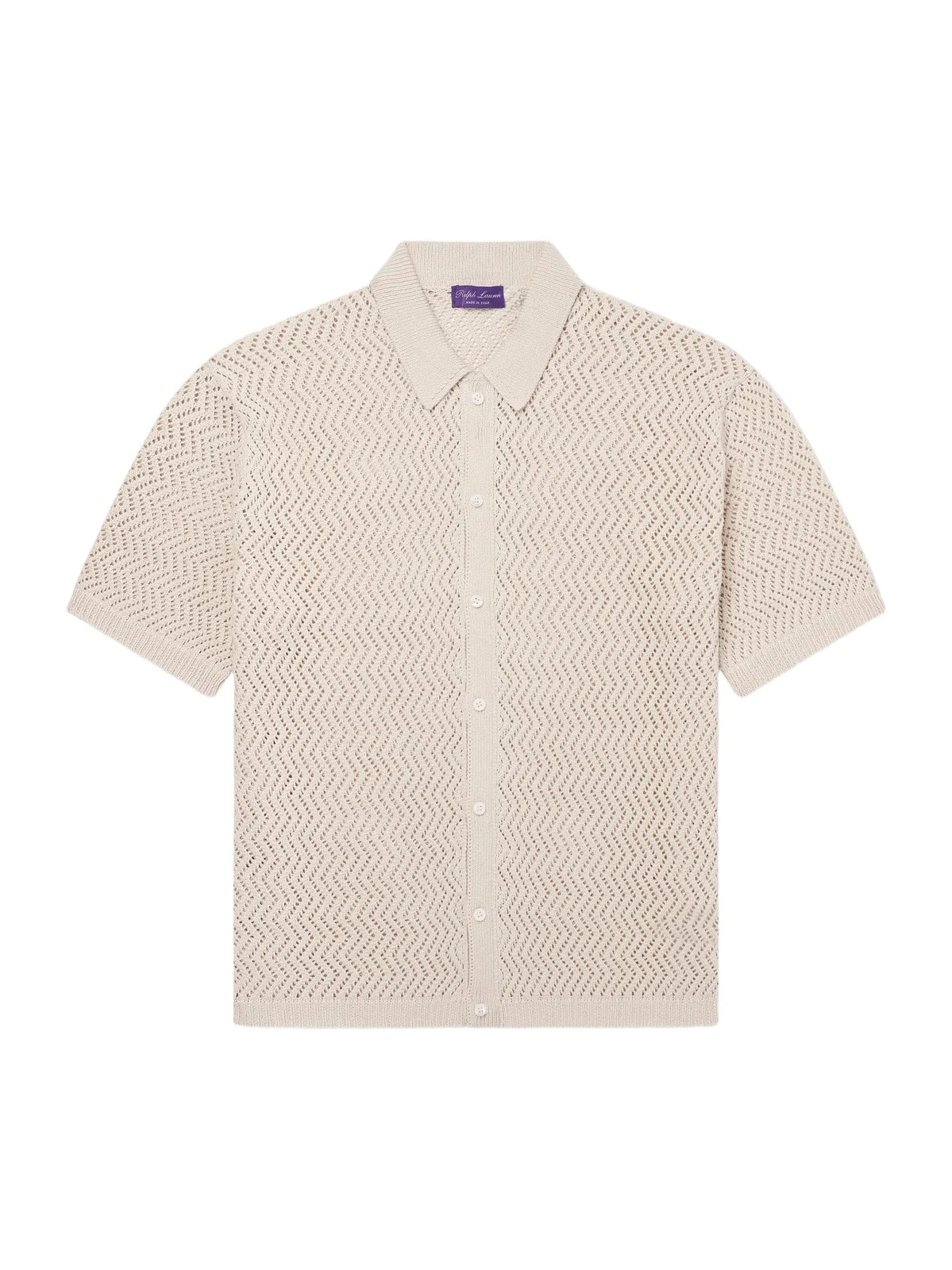 Knitted Cotton Shirt - Men Knitted Cotton Shirt - Men