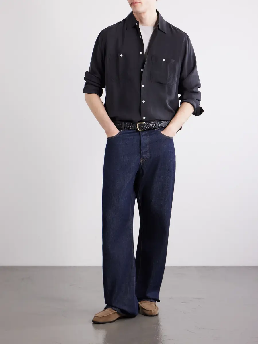 3sixteen Satin Shirt - Men | Thumbnail 2 3sixteen Satin Shirt - Men | Thumbnail 2