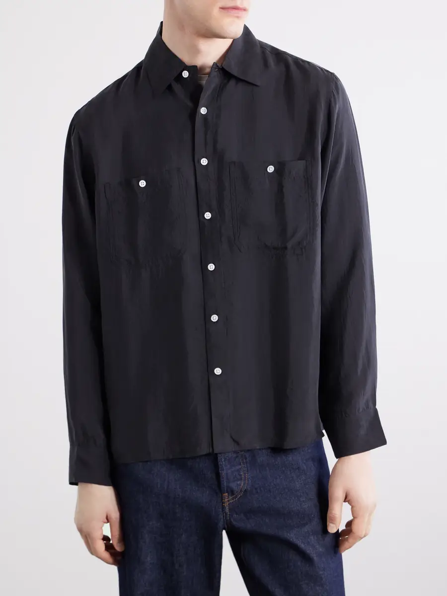 3sixteen Satin Shirt - Men | Thumbnail 3 3sixteen Satin Shirt - Men | Thumbnail 3