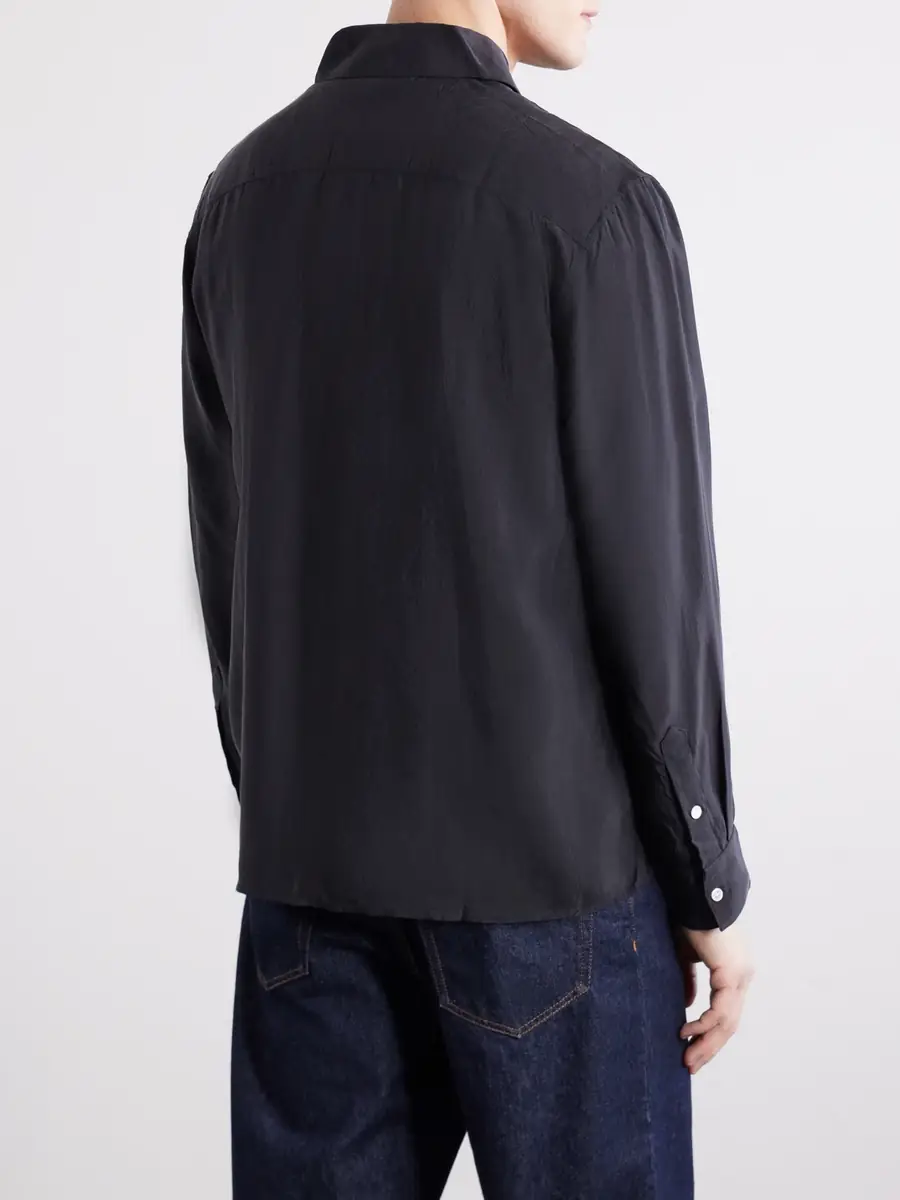 3sixteen Satin Shirt - Men | Thumbnail 4 3sixteen Satin Shirt - Men | Thumbnail 4