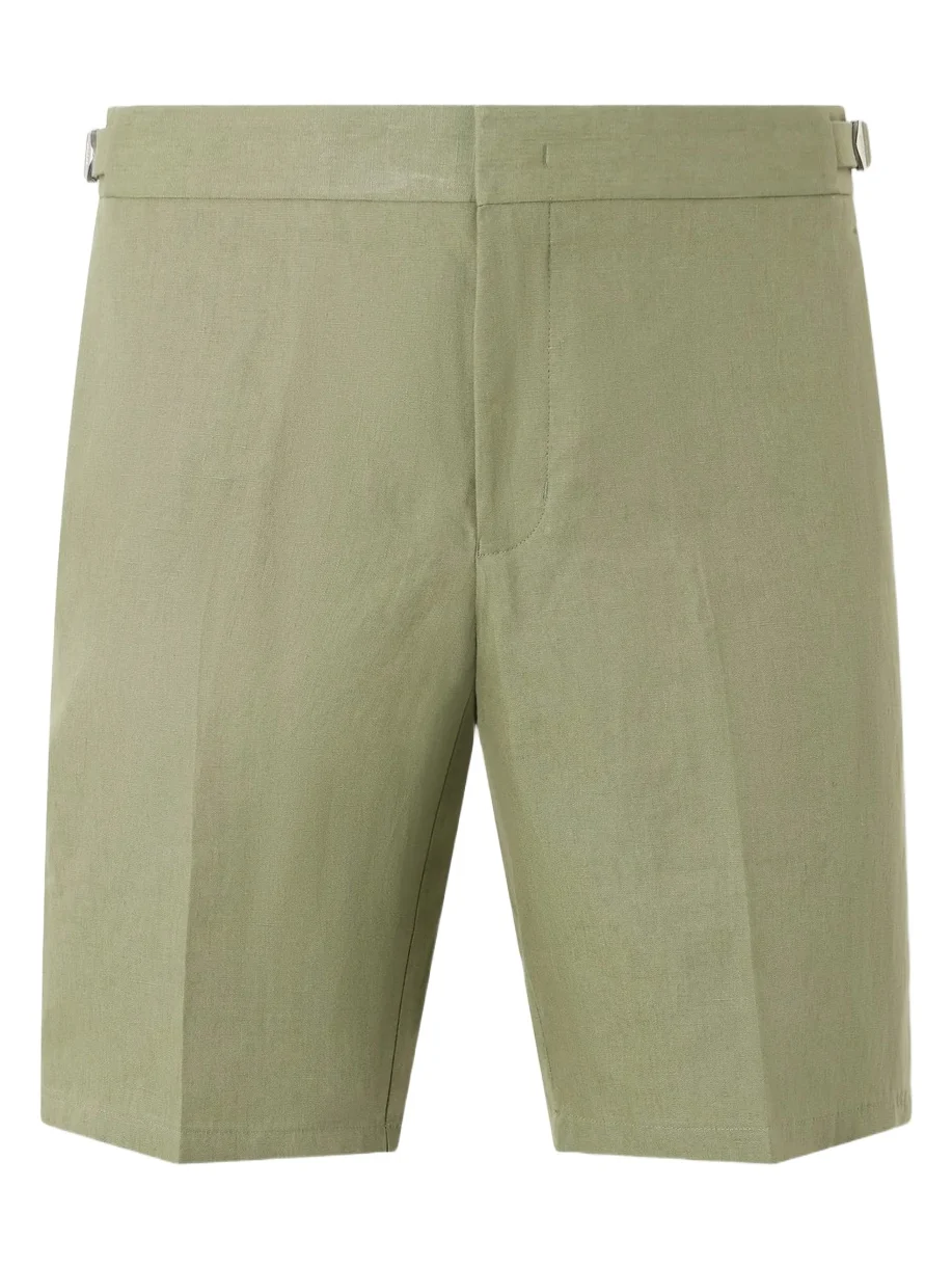 Straight-Leg Cotton Shorts - Men Straight-Leg Cotton Shorts - Men