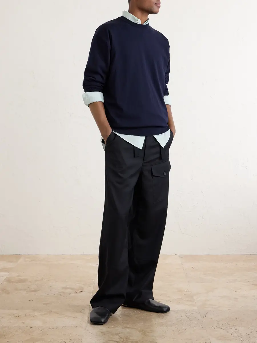 Auralee Luster Knitted T-Shirt - Men | Thumbnail 2 Auralee Luster Knitted T-Shirt - Men | Thumbnail 2