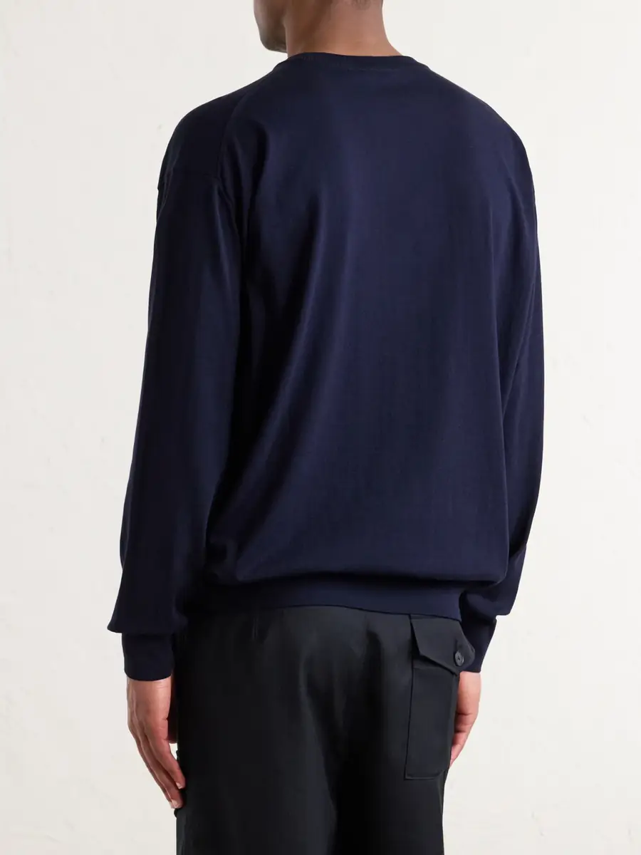 Auralee Luster Knitted T-Shirt - Men | Thumbnail 4 Auralee Luster Knitted T-Shirt - Men | Thumbnail 4