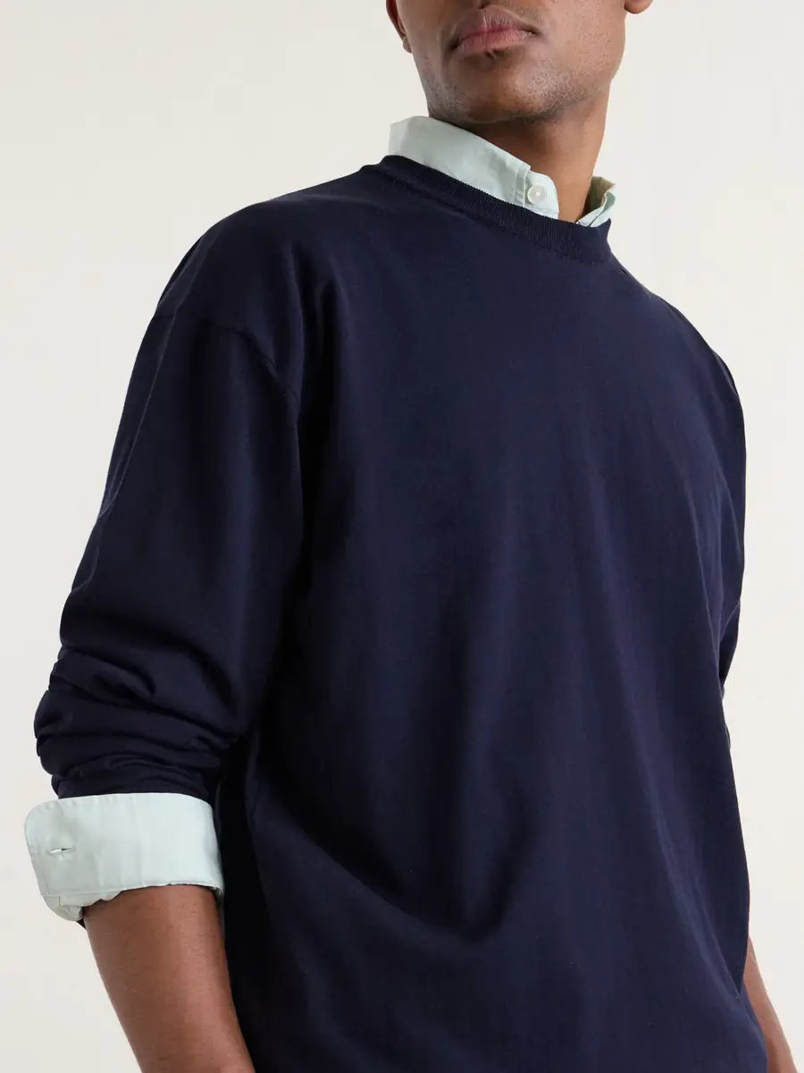 Auralee Luster Knitted T-Shirt - Men | Thumbnail 5 Auralee Luster Knitted T-Shirt - Men | Thumbnail 5